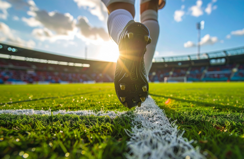 soccer return to sport walking back on field