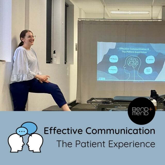 Manual therapy is only half of the treatment, effective communication is what makes it an experience. 

#sydneycbd #pilates #sydneyphysio #physiotherapyclinic #physio #effectivecommunication