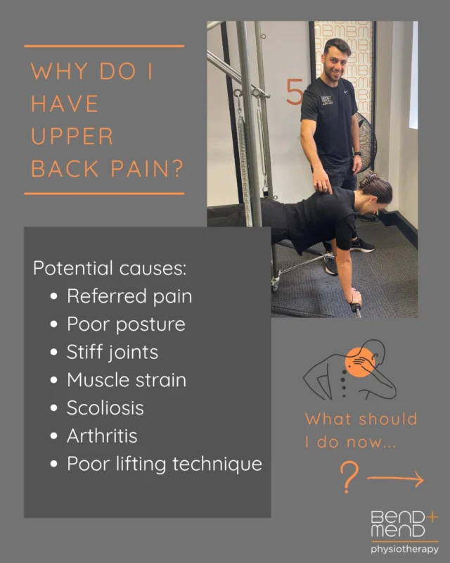 Unfortunately, our daily habits and postures make us all very prone to upper back pain. But there are many ways to treat and prevent this type of pain.#thoracicmobility #backphysio #spinalphysio #bendandmend