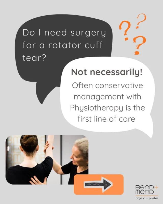 Rotator cuff tears are often misunderstood as catastrophic. In reality, many don’t impair function and can heal or be managed effectively without surgery. 💪#physiosydney #BendAndMendPhysio #physiosydneycbd #BendAndMend #sportsphysio #rotatorcuff #shoulderpain #shoulderphysio