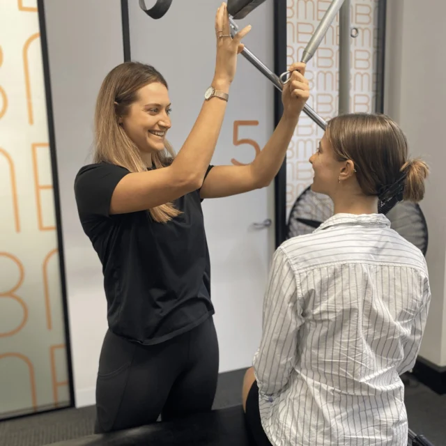 Our Physio team in action.