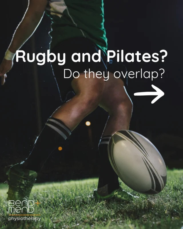 Rugby + Pilates might sound like an unexpected combination, but there’s a lot of overlap.More rugby players are incorporating Pilates into their training to build the foundations that help them perform at their best. Core strength, mobility, body awareness, control and recovery.From tackling to sprinting, changing direction and getting back on the field after injury, Pilates can complement your rugby training by helping you move better and build strength where it matters.So, are you ready to add Pilates to your rugby training?#bendandmend #SydneyCBD #SydneyPhysiotherapy #SydneyPhysio #CBDPhysio #SydneySportsPhysio #SportsPhysioSydney #PhysiotherapistSydney #PhysiotherapySydney #SydneyRugby👉 Head to our latest website article to read how Michael recommends using Pilates to improve your game.https://bendandmend.com.au/news/sports-physiotherapy/reformer-pilates-for-rugby-players-strength-mobility-recovery/