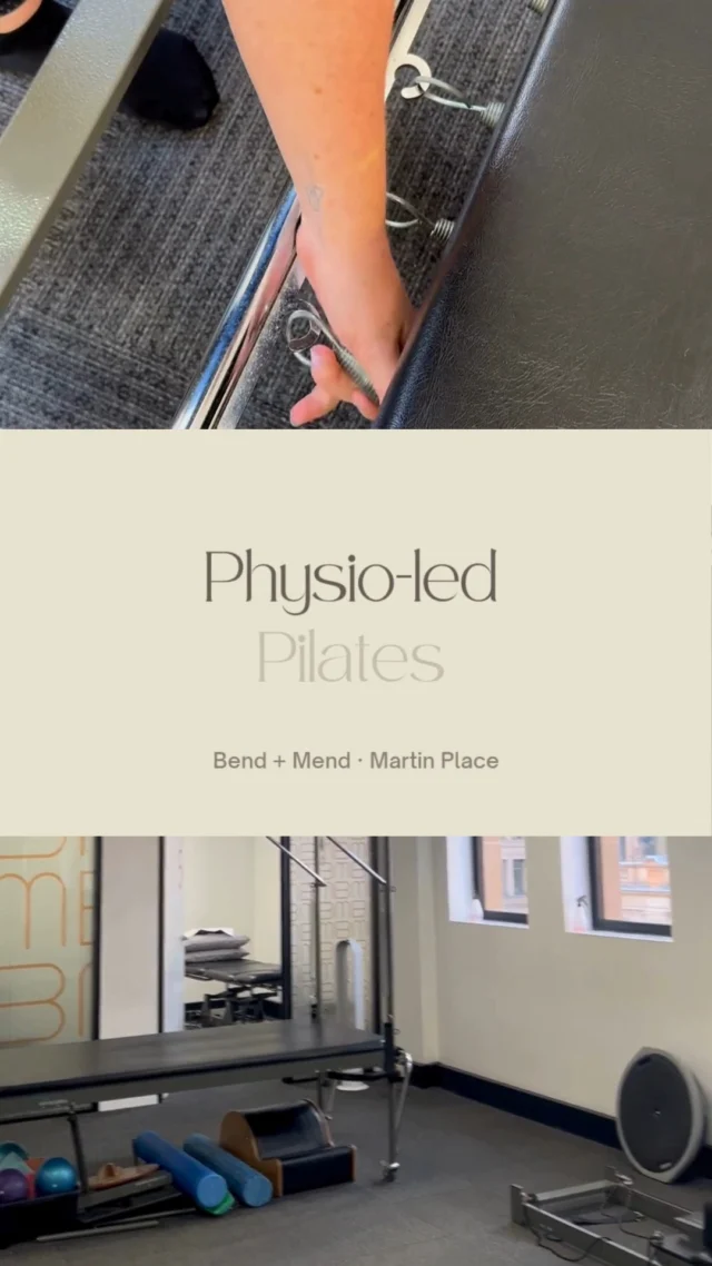 Pilates, with a physiotherapy difference.At Bend + Mend, our Pilates sessions are physio-led, purposeful and tailored to you.Clinical precision — movement grounded in physiotherapy expertise
Tailored guidance — hands-on support to refine technique and build strength
Mindful control — developing awareness, stability and confidence
Refined movement — focusing on quality, control and balanceSydney CBD | Bend + Mend Physio + Pilates#BendAndMend #PhysioLedPilates #ClinicalPilates #PilatesSydneyCBD #SydneyCBDPhysio
