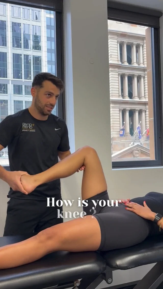 How's your knee really moving?

Understanding exactly what's contributing to your symptoms allows us to create a personalised treatment plan to get you moving confidently again.

Bend + Mend Physiotherapy, Martin Place Sydney CBD

#KneePainSydney #SydneyCBDPhysio #MartinPlacePhysio #SportsPhysio #PhysiotherapySydney #BendAndMend